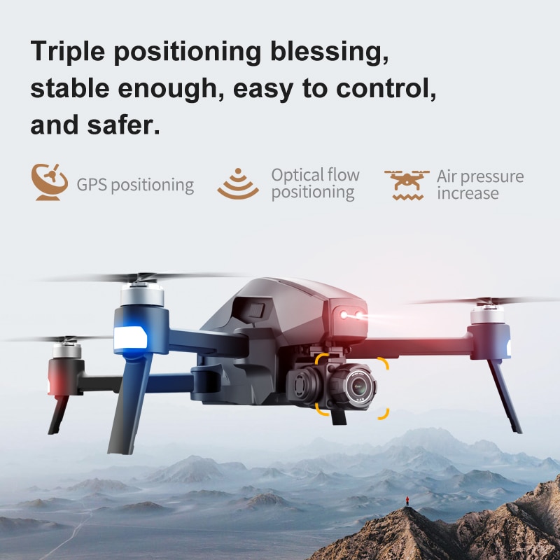 2021 M1 Pro 2 drone 4k HD mechanical 2-Axis gimbal camera 5G wifi gps system supports TF card drones distance 1.6km