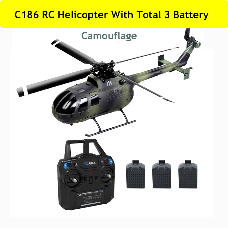 C186 RC Helicopter 2.4G 4 Propellers 6-Axis Electronic Gyroscope For Stabilization RC Toys VS C127
