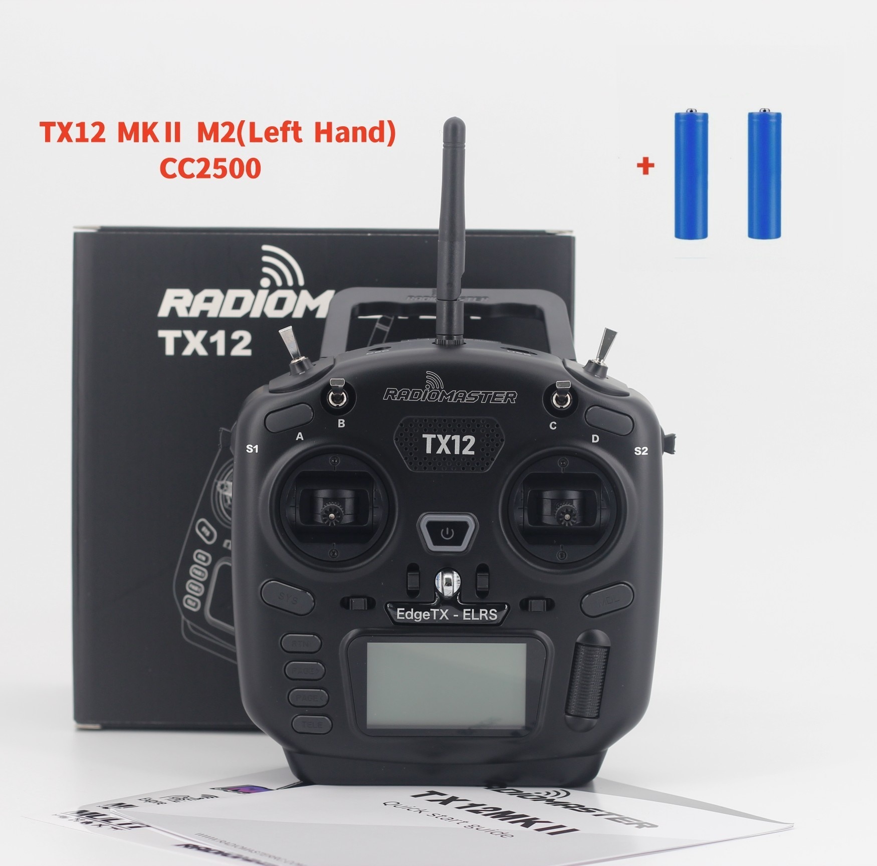 RadioMaster TX12 MK II ELRS / CC2500 EdgeTX Multi-Module Compatible Digital Radio Transmitter TBS CROSSFIRE MICRO TX Controller