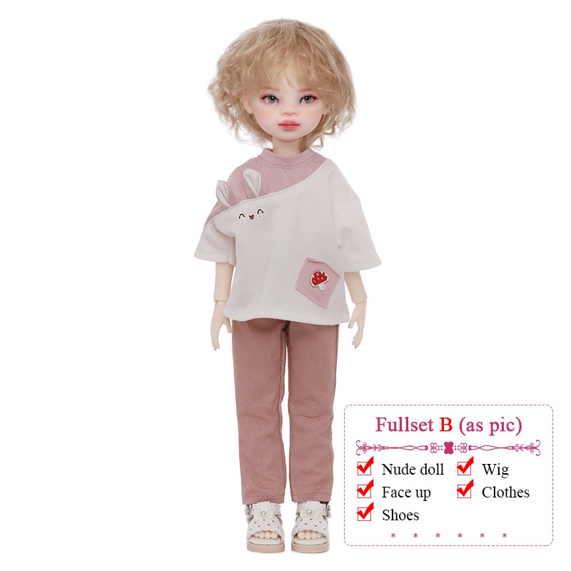 Fantasy Angel 1/6 BJD Doll Viki fullset 27cm Pure handcraf ob11 anime figure YOSD  Resin Anime Toy DIY Gift Tiny Baby Cute