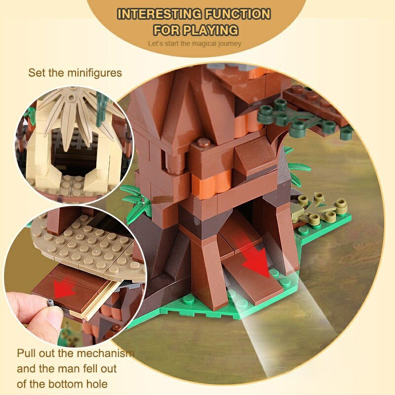 The Ewok Village 1990PCS Building Blocks Bricks Model Toys Kid Birthday Christmas Gifts  Compatible 10236 05047 81049