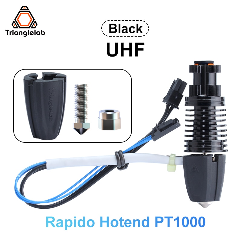 Trianglelab Rapido hotend PT1000 Printing flow up to 75mm³/s 115W high temperature 350C for DDB extruder Ender3 V2 CR10 V3