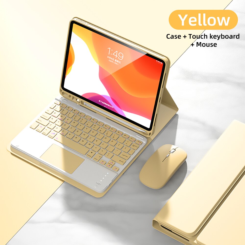 For iPad Keyboard Case For iPad Pro 11 2020 2021 Air 5 4 10.9 Mini 6 10.2 9/8/7th 2018 2017 5th 6th 9.7 Pro 10.5 Mini 4 5 Case