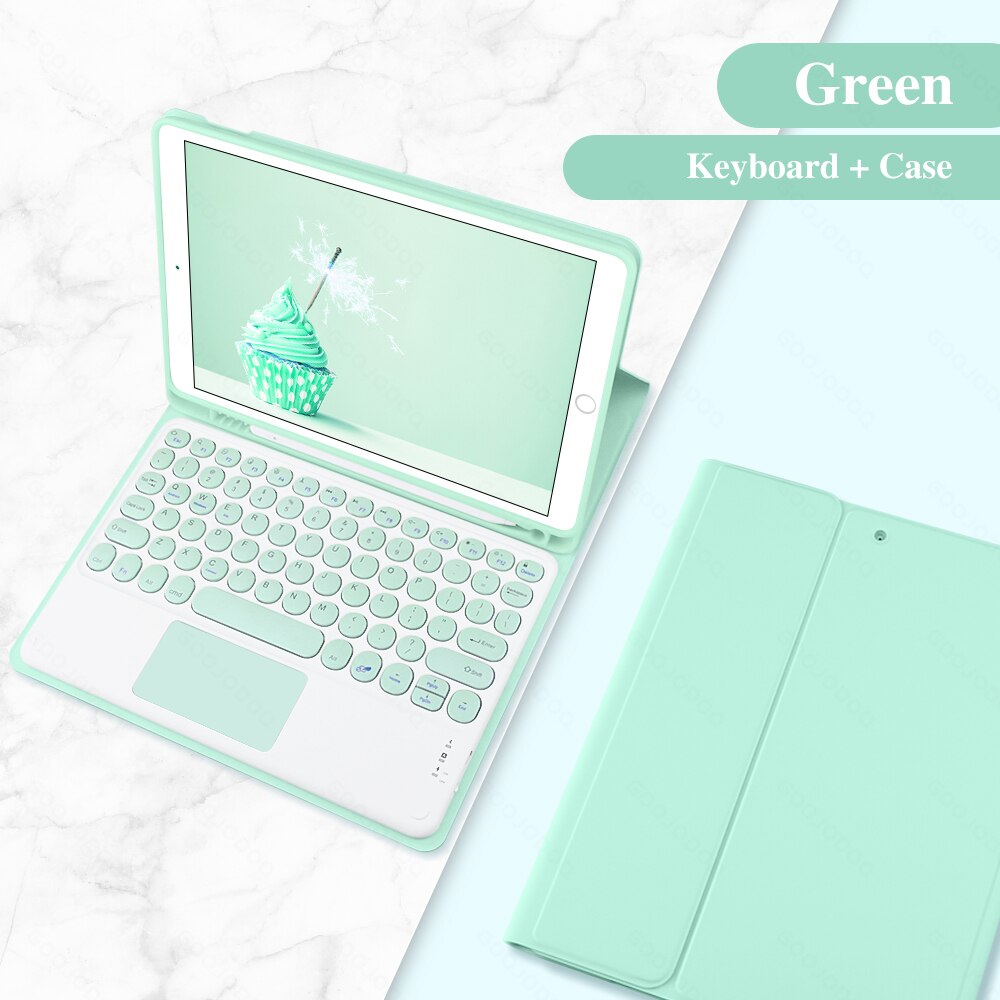For iPad Air 4 Case Air 5 with Keyboard for iPad Pro 11 Case for iPad 9th Generation 8th Gen Case 10.2 10”2 Air 2 1 Air 3 Cover