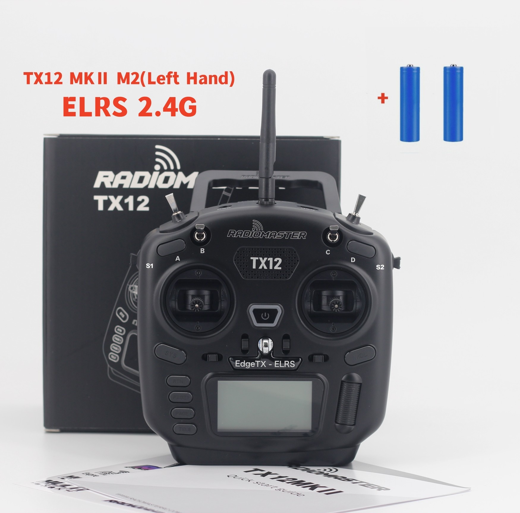 RadioMaster TX12 MK II ELRS / CC2500 EdgeTX Multi-Module Compatible Digital Radio Transmitter TBS CROSSFIRE MICRO TX Controller