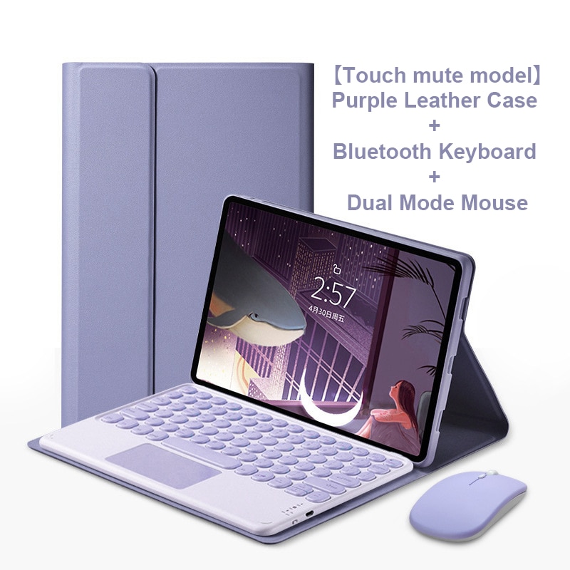 Tablet Case For Samsung Galaxy Tab A8 10.5 S6 Lite 10.4 S7 S8 11 S7 Plus S7 FE S8 Plus 12.4 Case with Bluetooth Keyboard Mouse