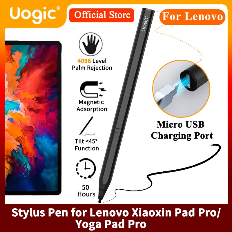 Uogic Stylus Pen for Lenovo Xiaoxin Pad Pro(Only for P11 Pro, Not for P11 or P11 Plus), 4096 Pressure Sensitivity Palm Rejection