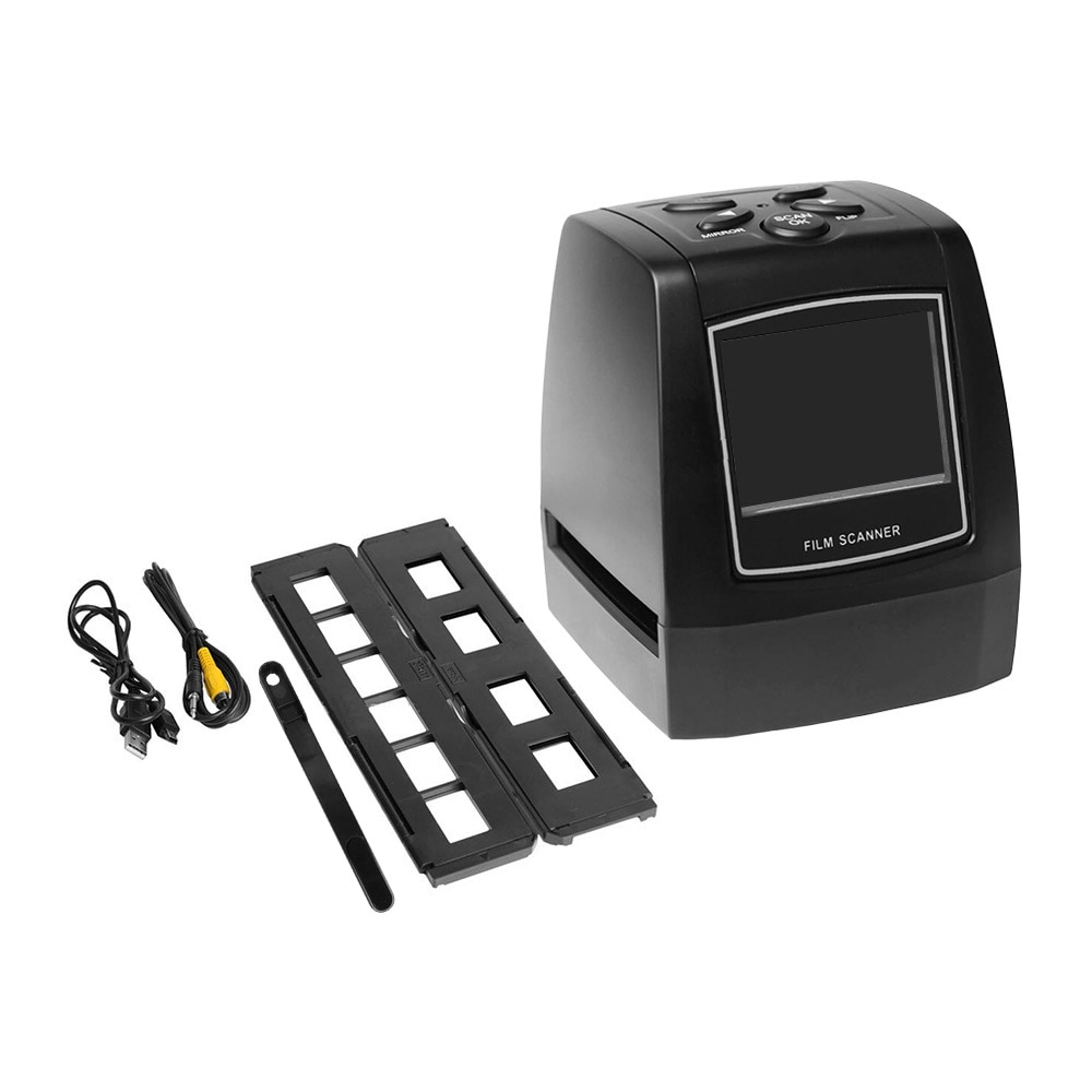 Protable Negative Film Scanner 35/135mm Slide Film Converter Photo Digital Image Viewer with 2.4