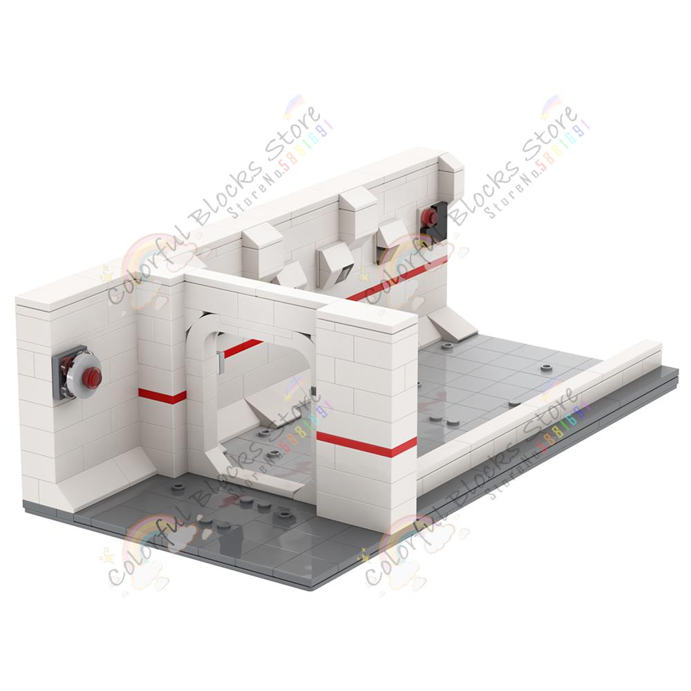 Interstellar Wars Movie Scenes MOC Building Blocks DIY Sci-Fi Mustafar Imperial Ship Action Figure Assemble Bricks Toys For Kids