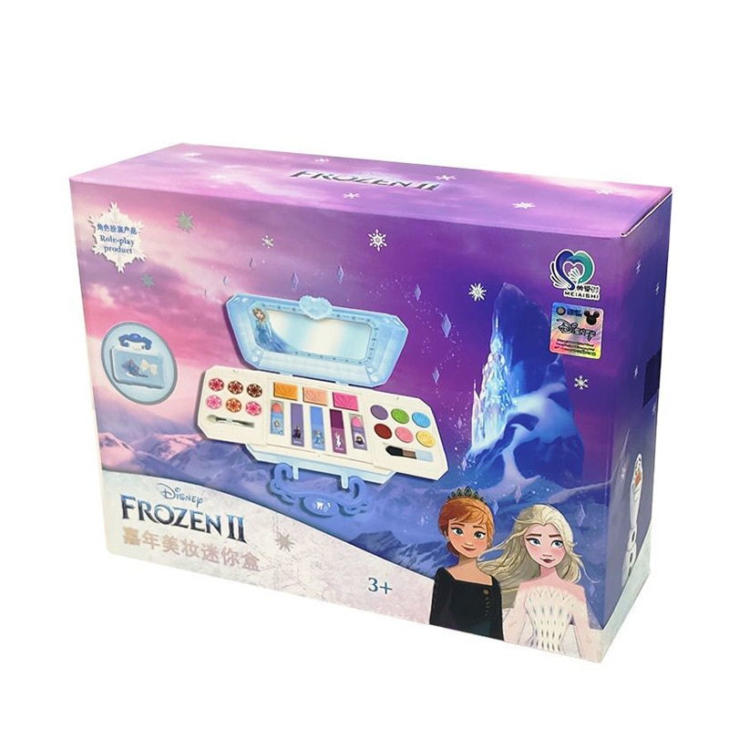 Disney girls frozen princess elsa Cosmetics Make up set  polish Beauty makeup box With original box  kids Christmas present