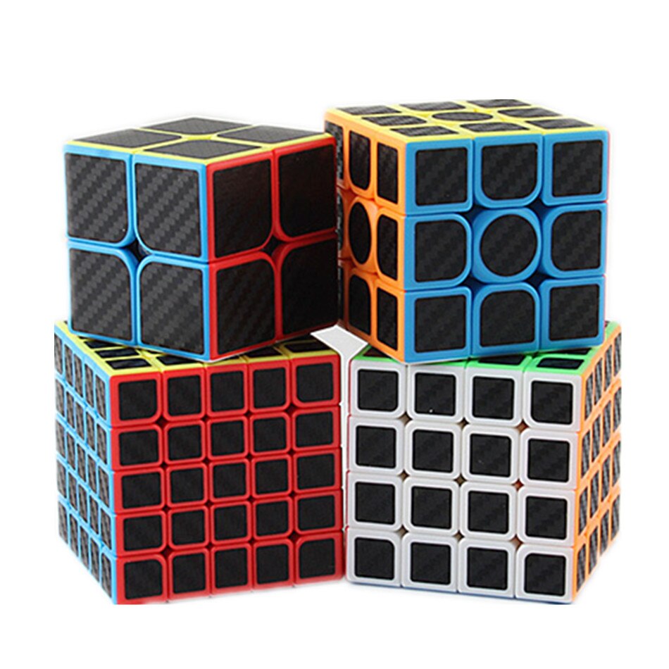 MoYu Cube Gift Box 2x2 3x3 4x4 5x5 Magic Cube SQ-1 Speed Cube Puzzle Game Cube Carbon Fiber Sticker Cubo Present Gift For Kids