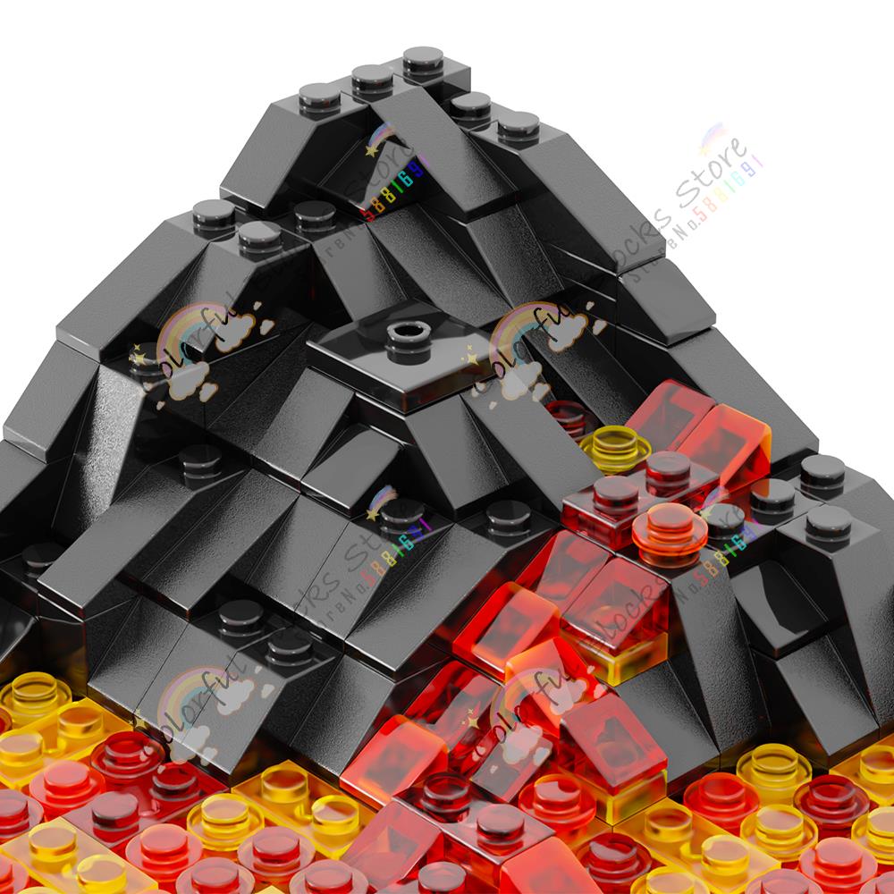 Interstellar Wars Movie Scenes MOC Building Blocks DIY Sci-Fi Mustafar Imperial Ship Action Figure Assemble Bricks Toys For Kids