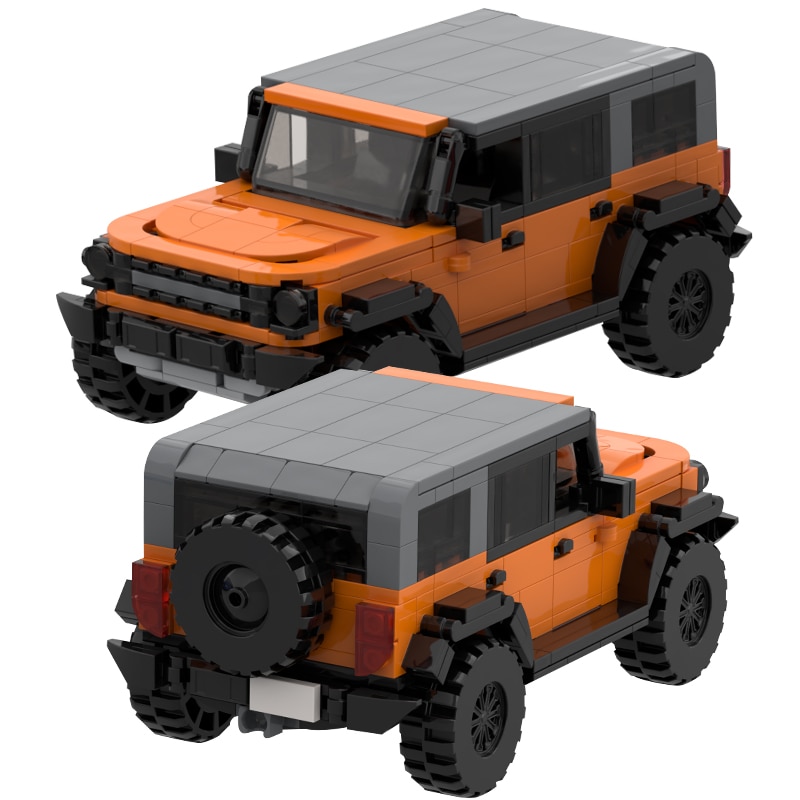 MOC SUV Speed Champion City Car Racer Classic off-road Building Blocks Brick Racing Super Technique Creative Garage DIY Set
