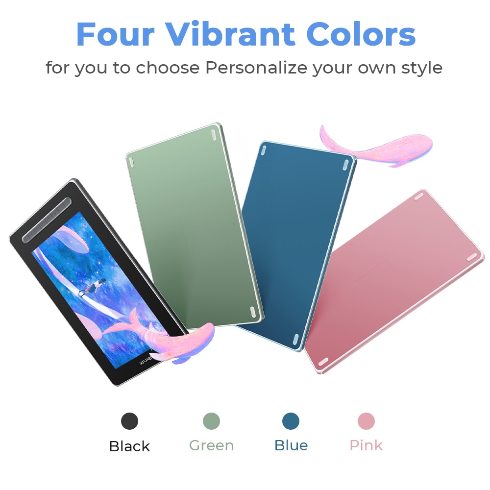 XPPen Artist 12 2nd Gen Graphic Tablet Monitor with 127% sRGB 8 Shortcut Keys 11.9 Inch Pen Display Support Android Windows Mac