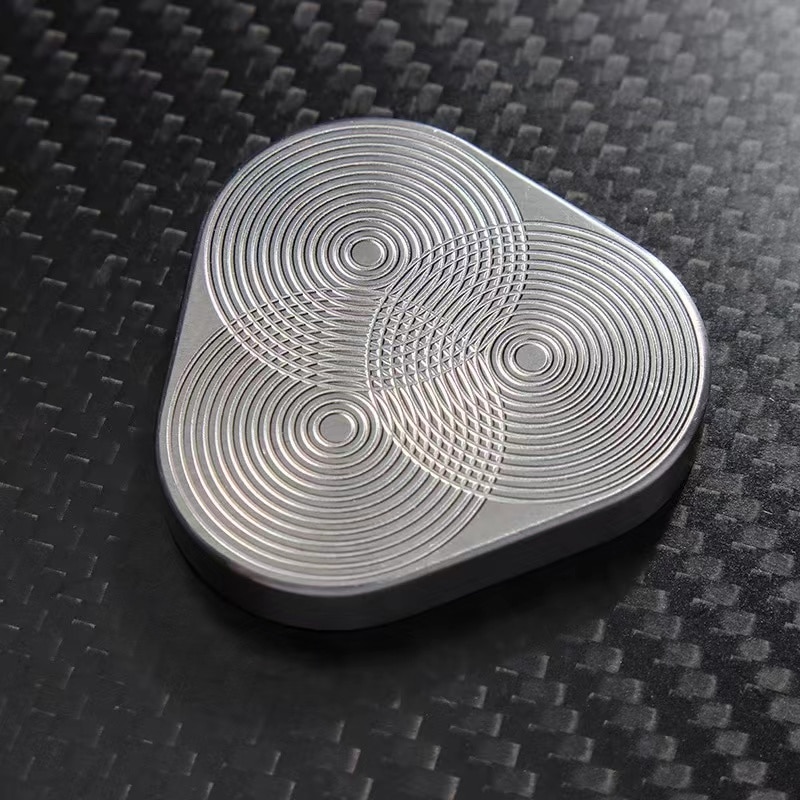 Magnetic Fidget Slider Adult EDC Metal Rotary  Fidget Toy ADHD Hand Spinner Autism Sensory Toys Anxiety Stress Relief Adult Gift