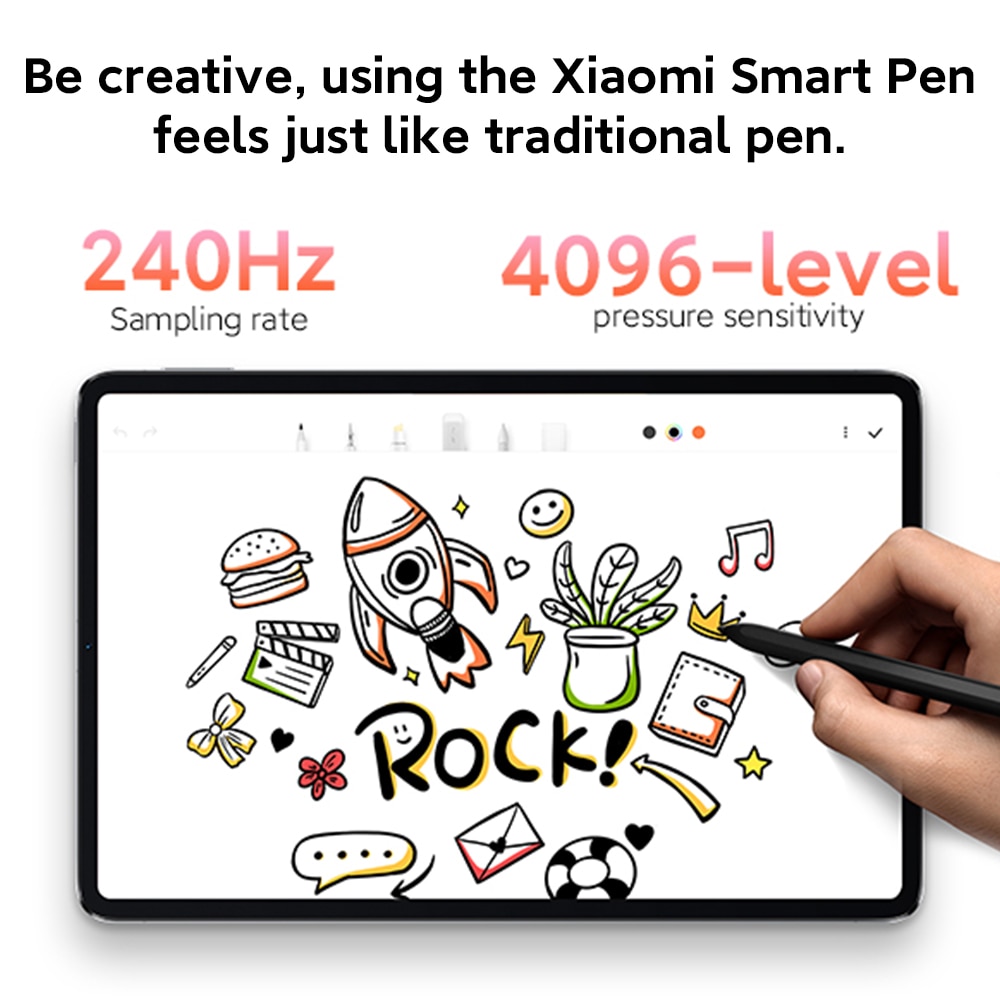 Original Xiaomi Mi Pad 5 / 5 Pro Stylus Pen For Xiaomi Tablet Screen Touch Pen Thin Drawing Pencil Thick Capacity Pen Touch