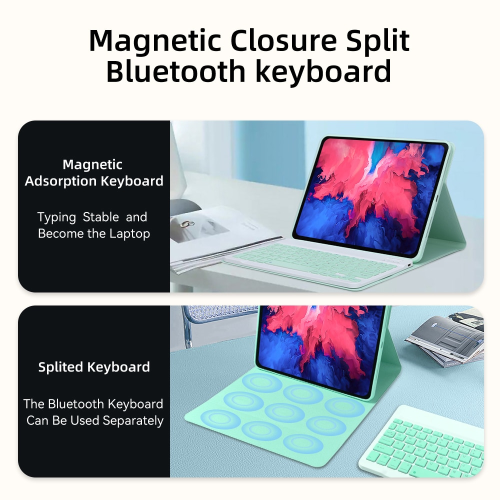 For Lenovo Tab Case With Keyboard For 2021 P11 Plus 11 