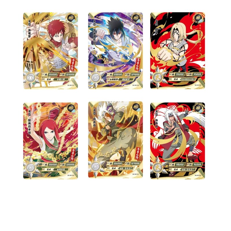 The New KAYOU Naruto Card The Chapter of Soldiers Naruto Bronzing Inheritance Collection BP Card Children's Gift Collection Card