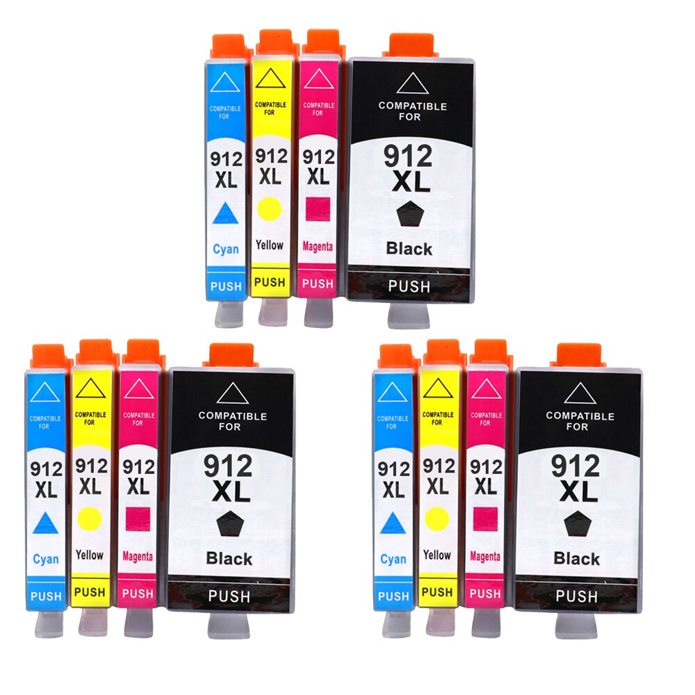 For hp 912xl 912 cartridge for hp OfficeJet 8010 8012 8013 8014 8015 8017 8018 8020 8022 8023 8024 8025 8026 8028 8035 printer