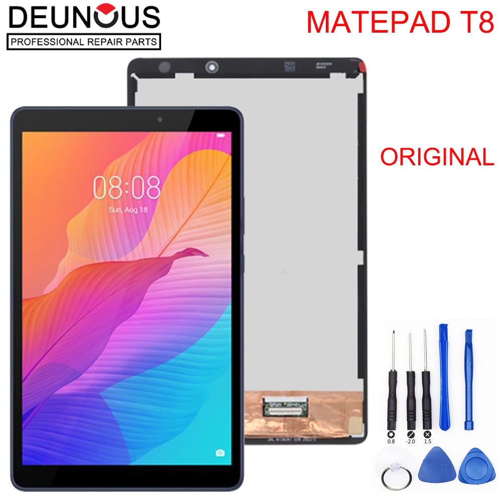 Original For Huawei MatePad T8 C3 8.0 KOB2-W09 KOB2-L09 BZD-AL00 LCD Display Touch Screen Digitizer Assembly