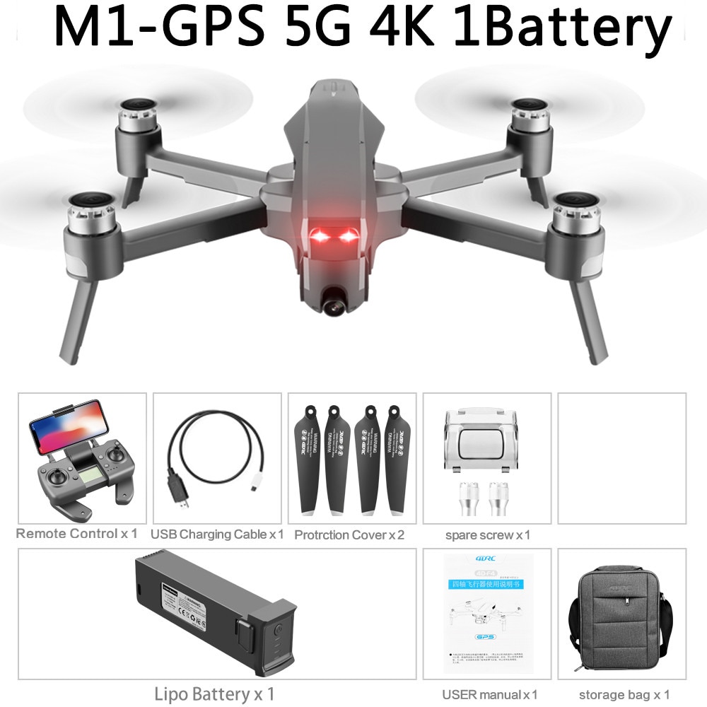 2021 M1 Pro 2 drone 4k HD mechanical 2-Axis gimbal camera 5G wifi gps system supports TF card drones distance 1.6km
