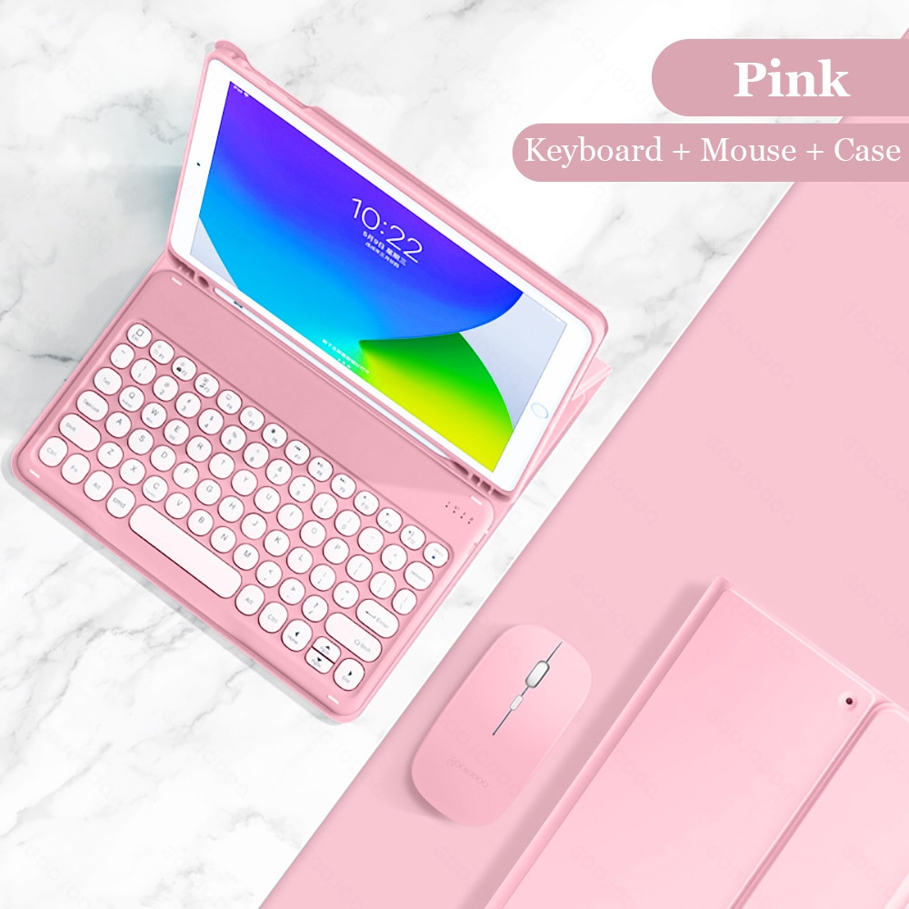 For iPad Air 4 Case Air 5 with Keyboard for iPad Pro 11 Case for iPad 9th Generation 8th Gen Case 10.2 10”2 Air 2 1 Air 3 Cover