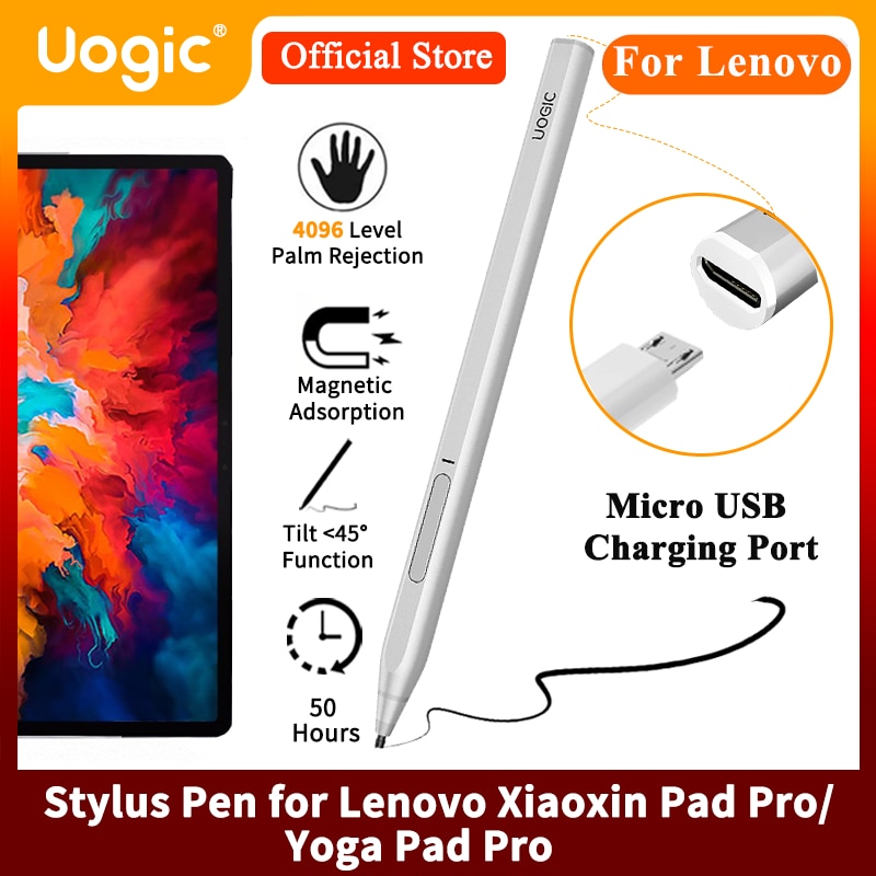 Uogic Stylus Pen for Lenovo Xiaoxin Pad Pro(Only for P11 Pro, Not for P11 or P11 Plus), 4096 Pressure Sensitivity Palm Rejection