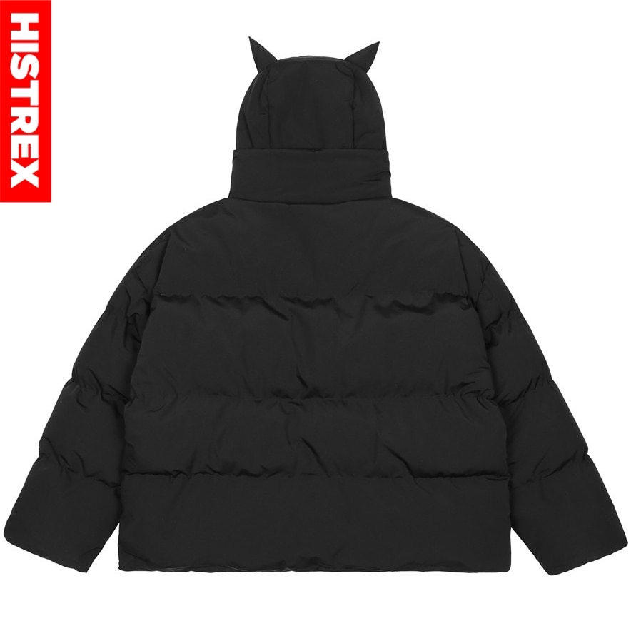 2023 Devil Bubble Parkas Jackets Men,Y2K Outwears,Winter Warm Detachable Parka,Women Oversized Coats,Mens Hip Hop Brand Jacket