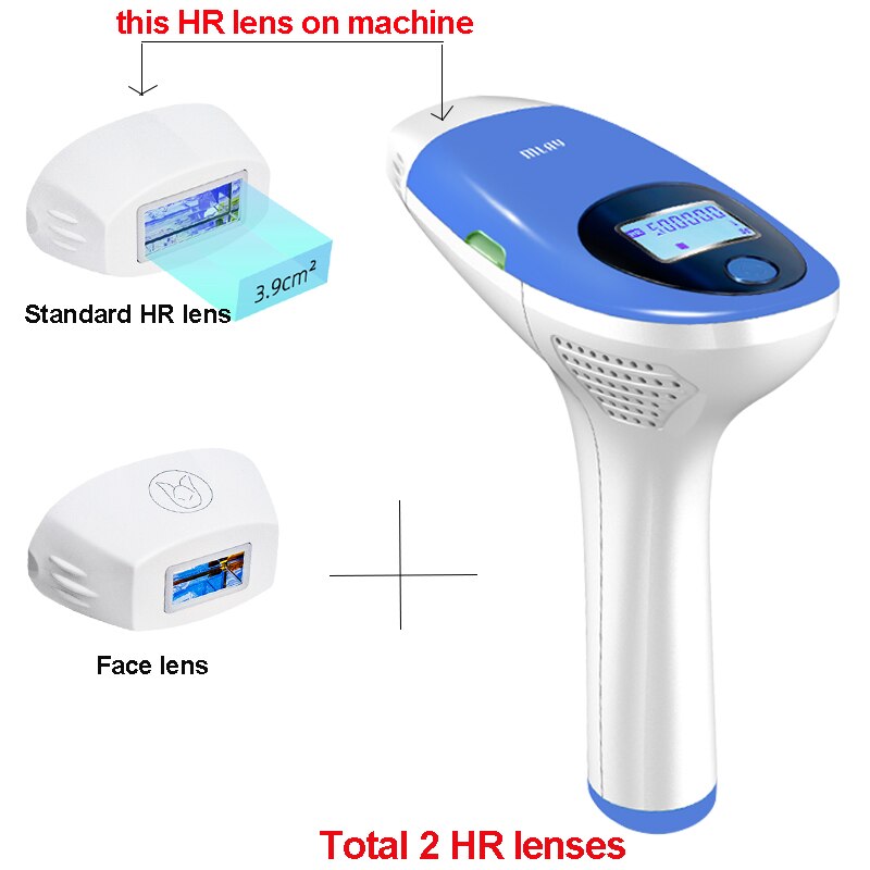 MlayT3 IPL Hair removal Epilator a Laser Permanent Hair Removal Machine Face Body 3IN1 Electric depilador a laser 500000 Flashes