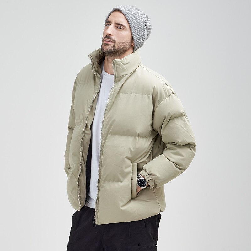 2022 Winter New Men Padded Cotton Jacket Coat Plus Size 8XL Outerwear Warm Quilted Parka All-match Loose Basic Puffer Jacket Men
