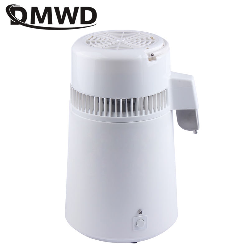 DMWD Pure Water Distiller 4L plastic jug water Distilled machine stainless steel Water Purifier Dental Distillation Equipment US