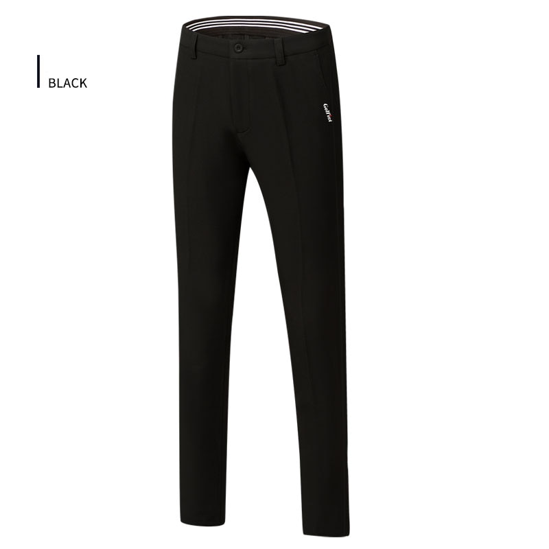 Spring Autumn Men's Golf Pants Thick four-Way Stretch Solid Color Sports Casual Pants High Quality Golf Clothing Free Shipping