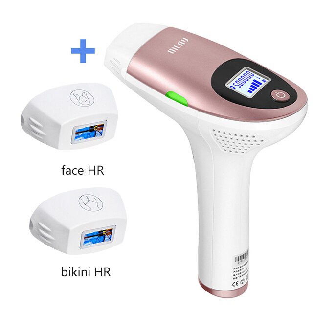Mlay IPL Depiladora Laser Hair Removal Device with 500000 Shots Bikini Body Face Hair Removal Machine Laser Epilator for Women