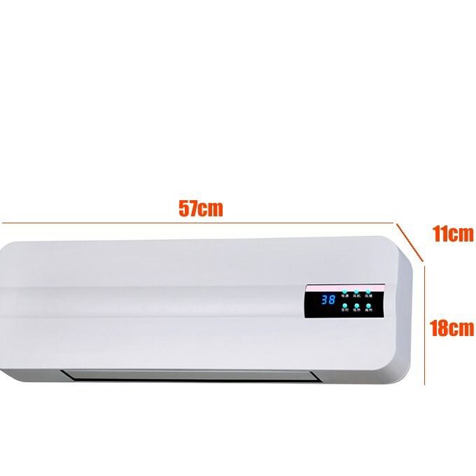 Wall-mounted Electric Air Heater Fan Wall Hanging Warm Cool Wind Blower Warmer Room Ceramic Thermal Heating Stove Radiator