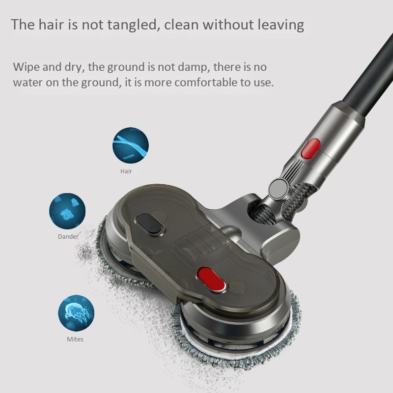 Promotion!Electric Wet Dry Mopping Head for Dyson V7 V8 V10 V11 Replaceable Parts with Water Tank Mop Head Mop Pads Water Cup