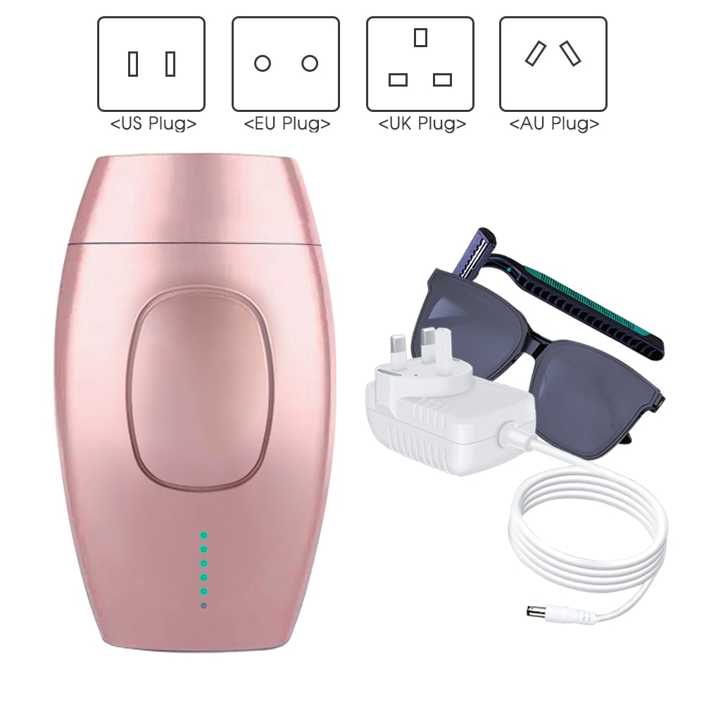 [ZS] Portable 600000 Pulsed Light Detachable Lamp Head IPL Flash Epilator Professional Painless Laser For Hair Removal Permanent