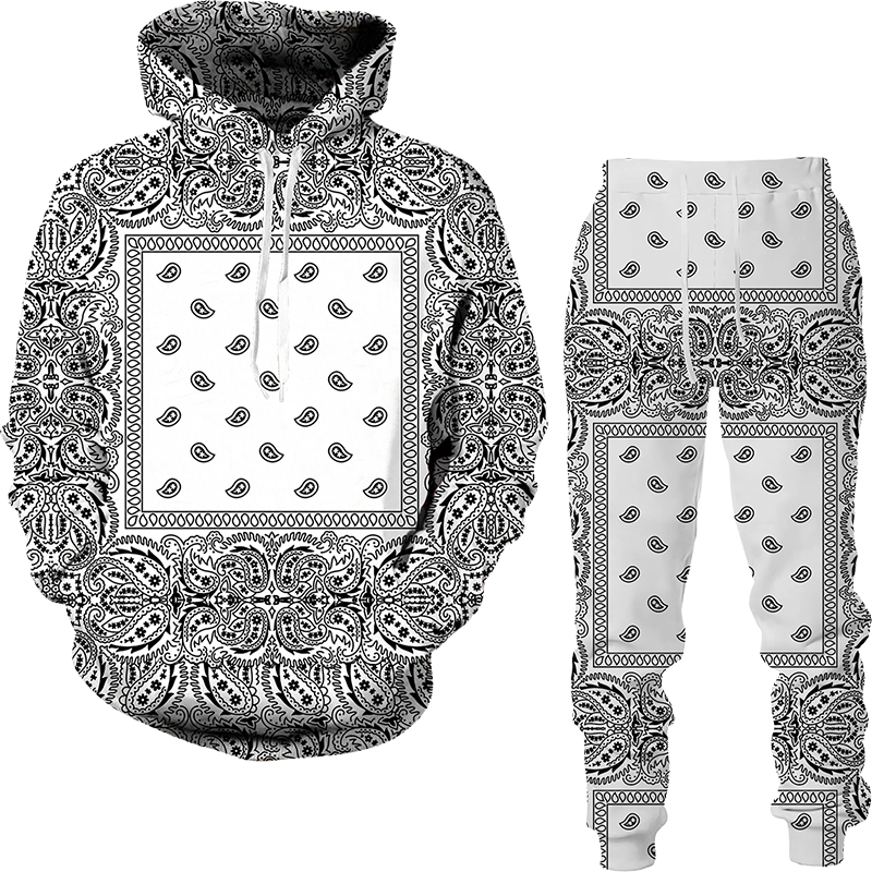 Brand Fashion Men Tracksuit 2 Piece Hoodies and Pants Womens Sweat Suits Plus Size Hip Hop Jogger Sets Streetwear Men Clothing