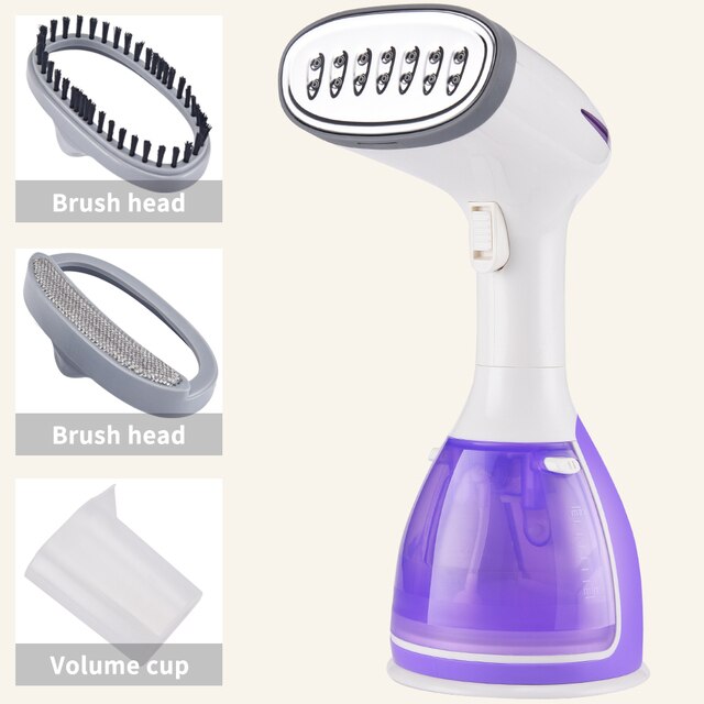 Handheld Garment Steamer Steamer Iron for Clothes 1500W Mini Portable Travel Household Fabric Wrinkle Remover 15s Fast Heat-up
