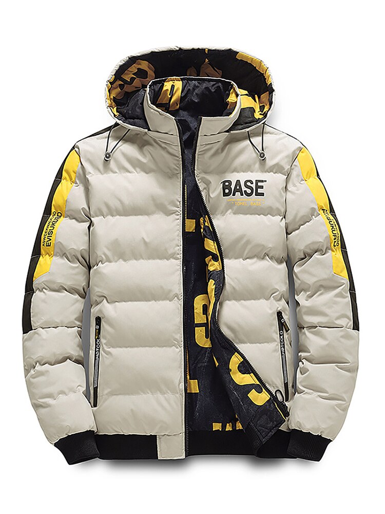 Reversible Winter Jacket Men Outdoor Hooded Men Winter Male Jacket Parka Coat Oversize 2 Side Wear Men Down Jackets Overcoat