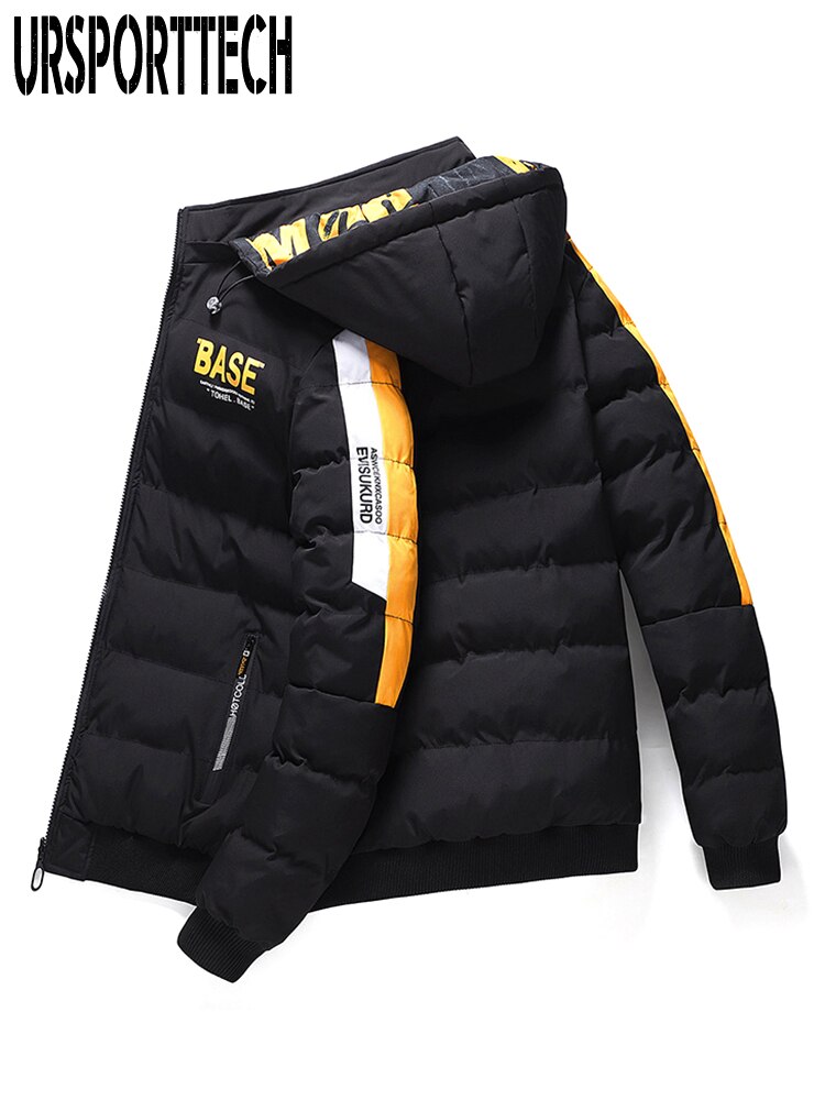 Reversible Winter Jacket Men Outdoor Hooded Men Winter Male Jacket Parka Coat Oversize 2 Side Wear Men Down Jackets Overcoat