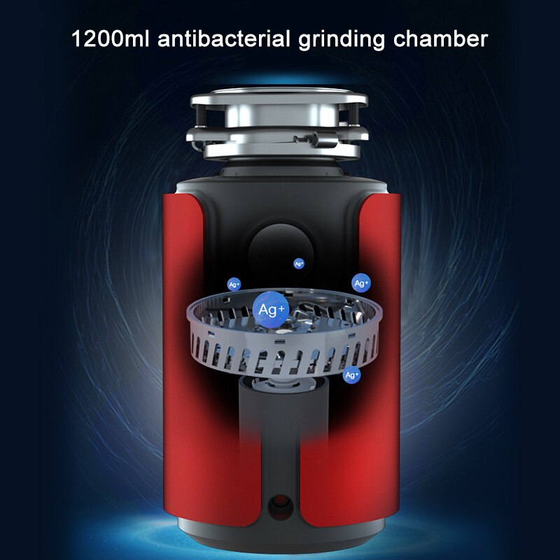 Food Waste Disposer Smart Remote Switch Food Crusher Stainless steel Grinder Kitchen Appliances Garbage Disposal Material