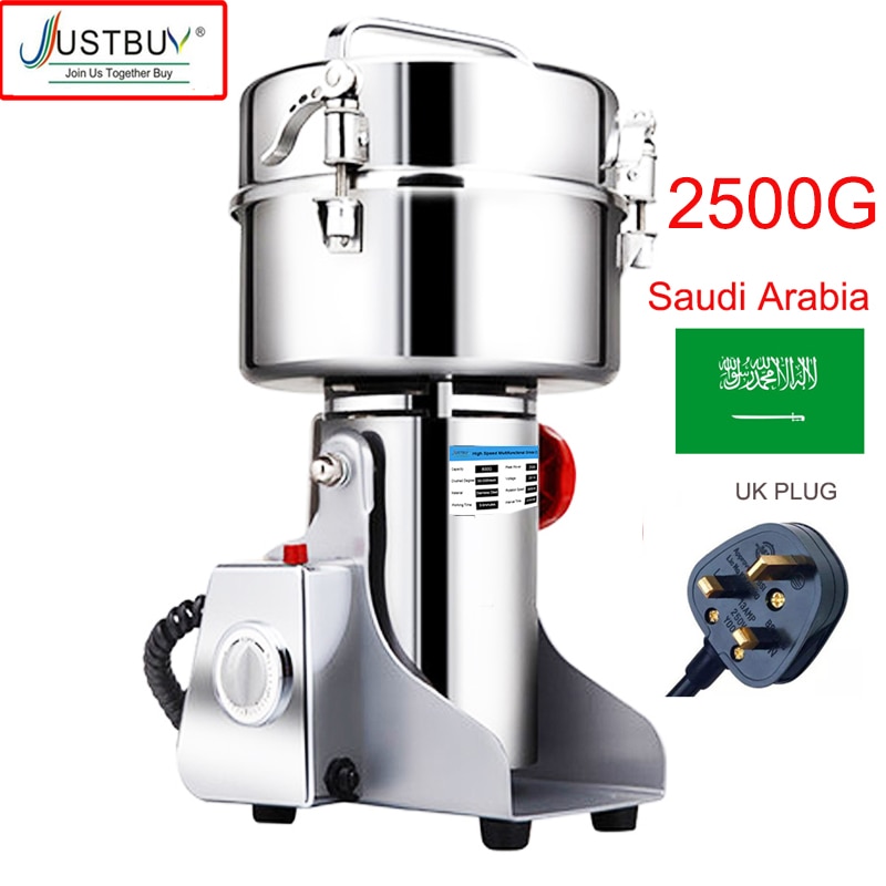 2500G /1000G/800G Coffee Grinder Machine Herb Grain Spices Mill Medicine Wheat Mixer Dry Food Grinder