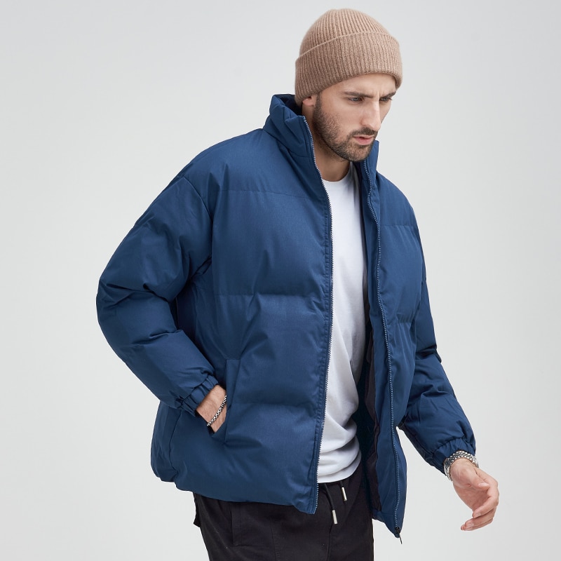 2022 Winter New Men Padded Cotton Jacket Coat Plus Size 8XL Outerwear Warm Quilted Parka All-match Loose Basic Puffer Jacket Men