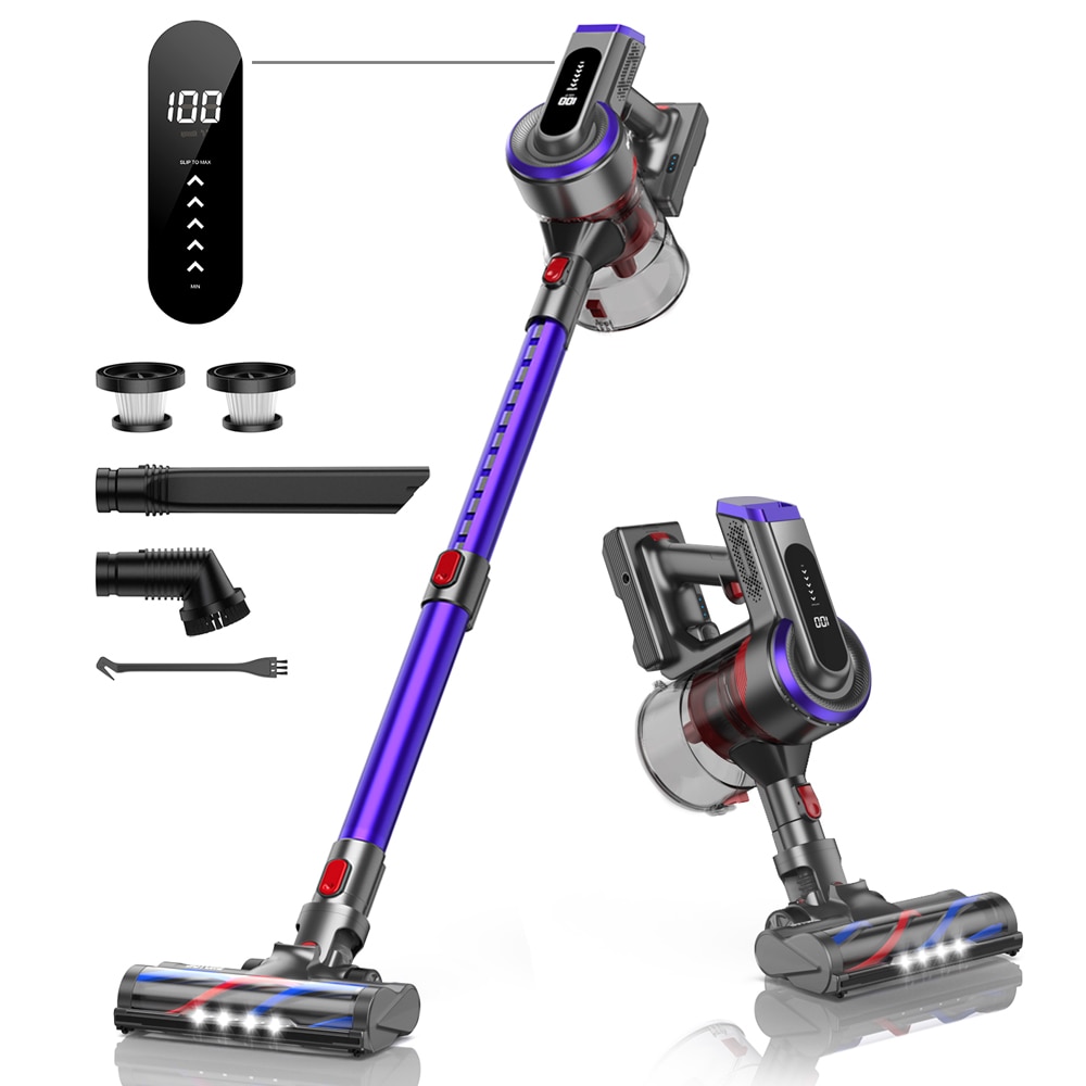33KPa 400W Handheld Wireless Cordless Vacuum Cleaner JR400 with Touch Display Smart Home Appliance Aspiradora 55Mins Runtime