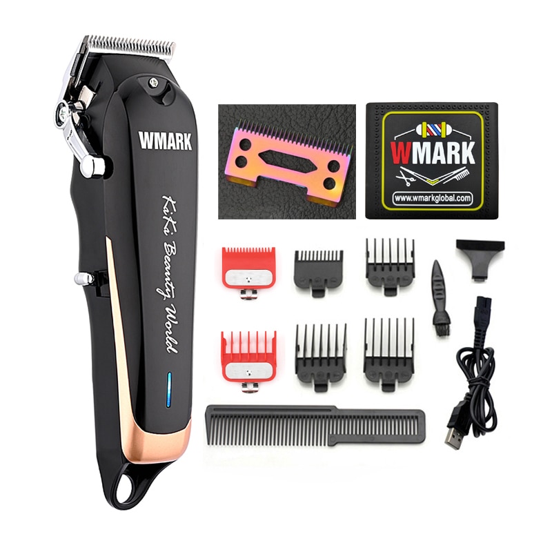 WMARK NG-103Plus NG-103B Professional Cordless Hair Clippers Hair Cutter Hair Cutting Machine Hair Trimmer 6500 rpm