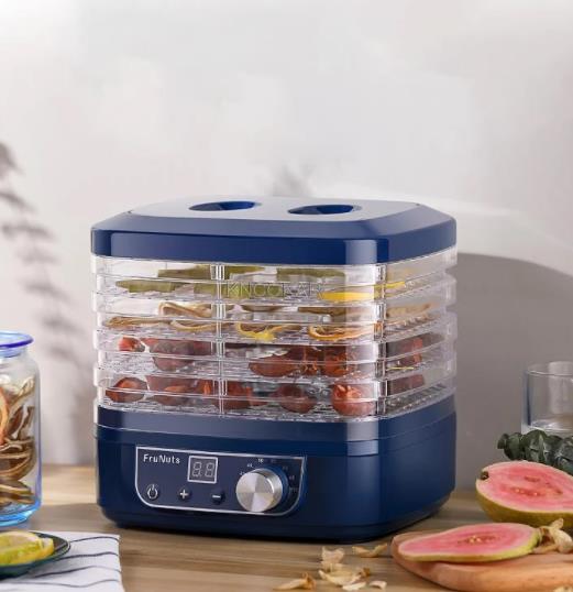 5 Trays Mini Food Dehydrator Fruit Dryer Household Baby Pet Snack Fruit And Vegetable  Snacks Air Dryer EU