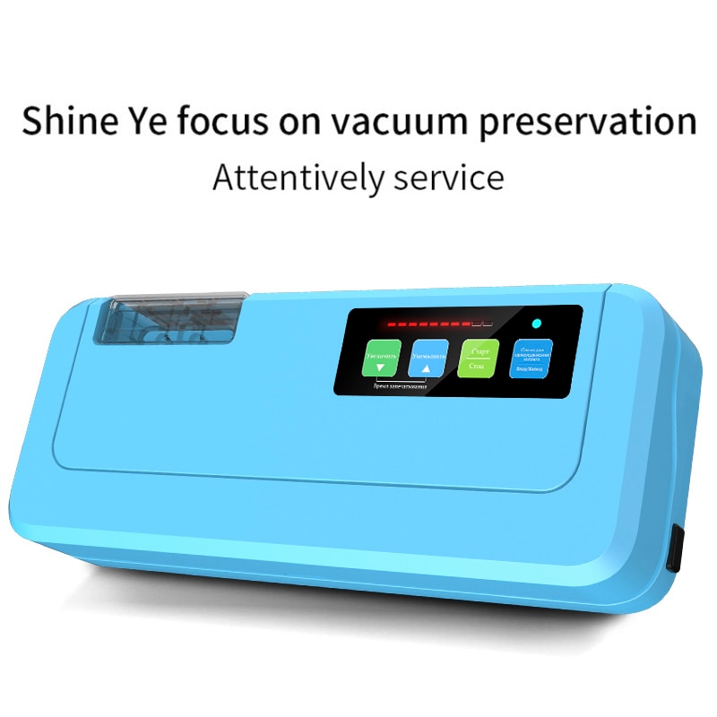 ShineYe Household Vacuum Food Sealer Dry and Wet Packaging Machine P-290 Vacuum packer Give free 10 Pcs Vacuum Bags