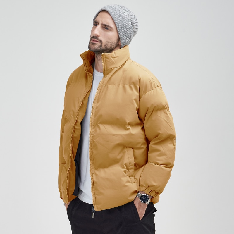 2022 Winter New Men Padded Cotton Jacket Coat Plus Size 8XL Outerwear Warm Quilted Parka All-match Loose Basic Puffer Jacket Men