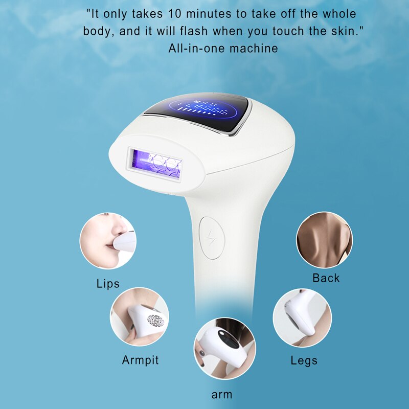 Professional IPL epilator laser hair removal photoepilator machine hair remover face body photo permanent Pulsed light device