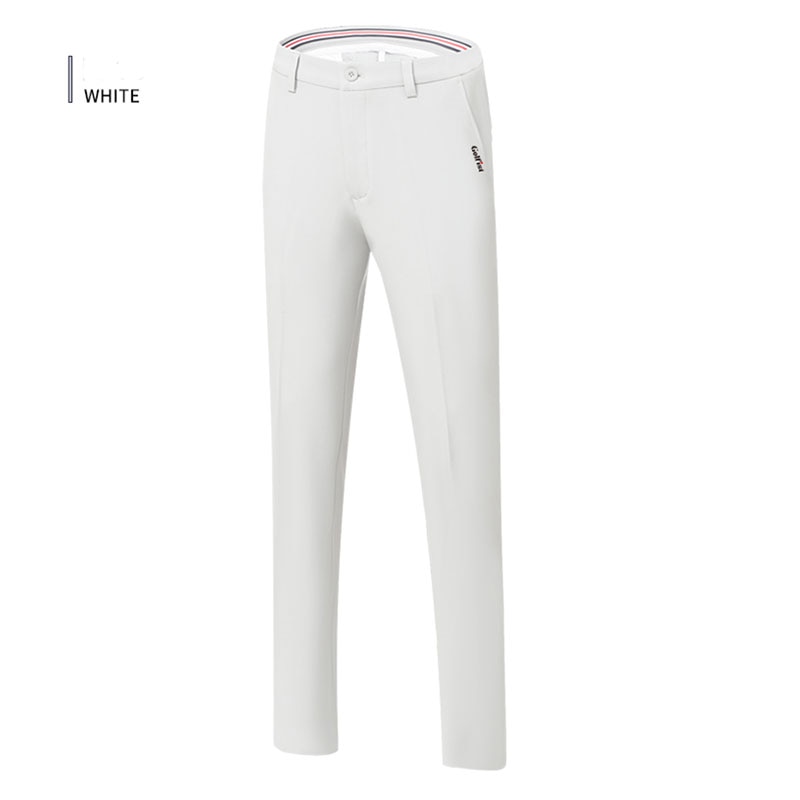 Spring Autumn Men's Golf Pants Thick four-Way Stretch Solid Color Sports Casual Pants High Quality Golf Clothing Free Shipping